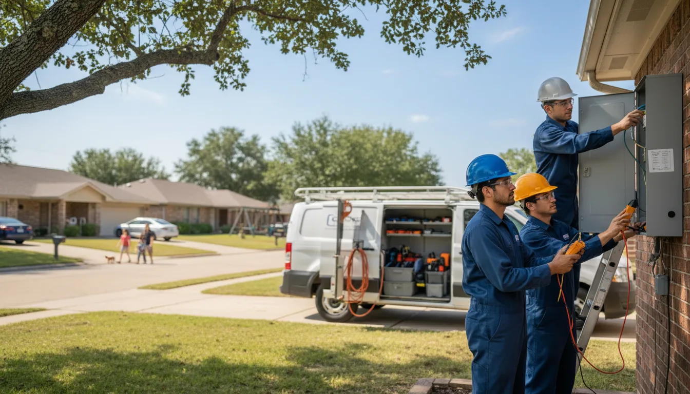 Certified electrician providing emergency electrical services in Manchester, GA